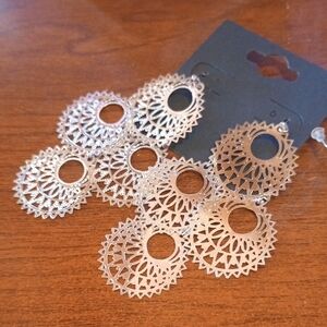 5/20 Elegant Sterling Silver Filigree Earrings